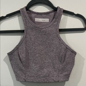Outdoor Voices Athena High Neck Purple Sports Bra Size Xsmall